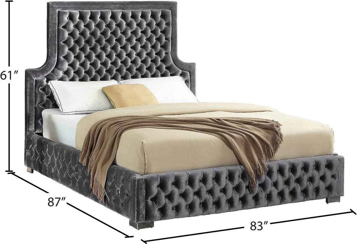 Sedona - King Bed - Gray