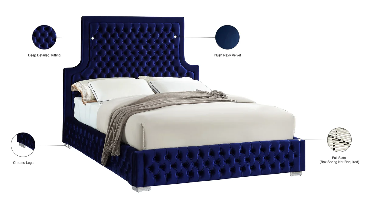Sedona - Queen Bed - Navy