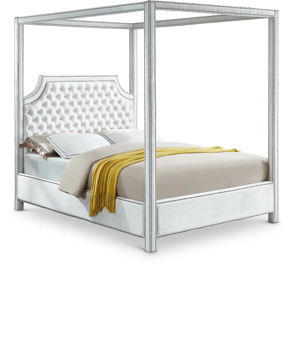 Rowan - King Bed - White