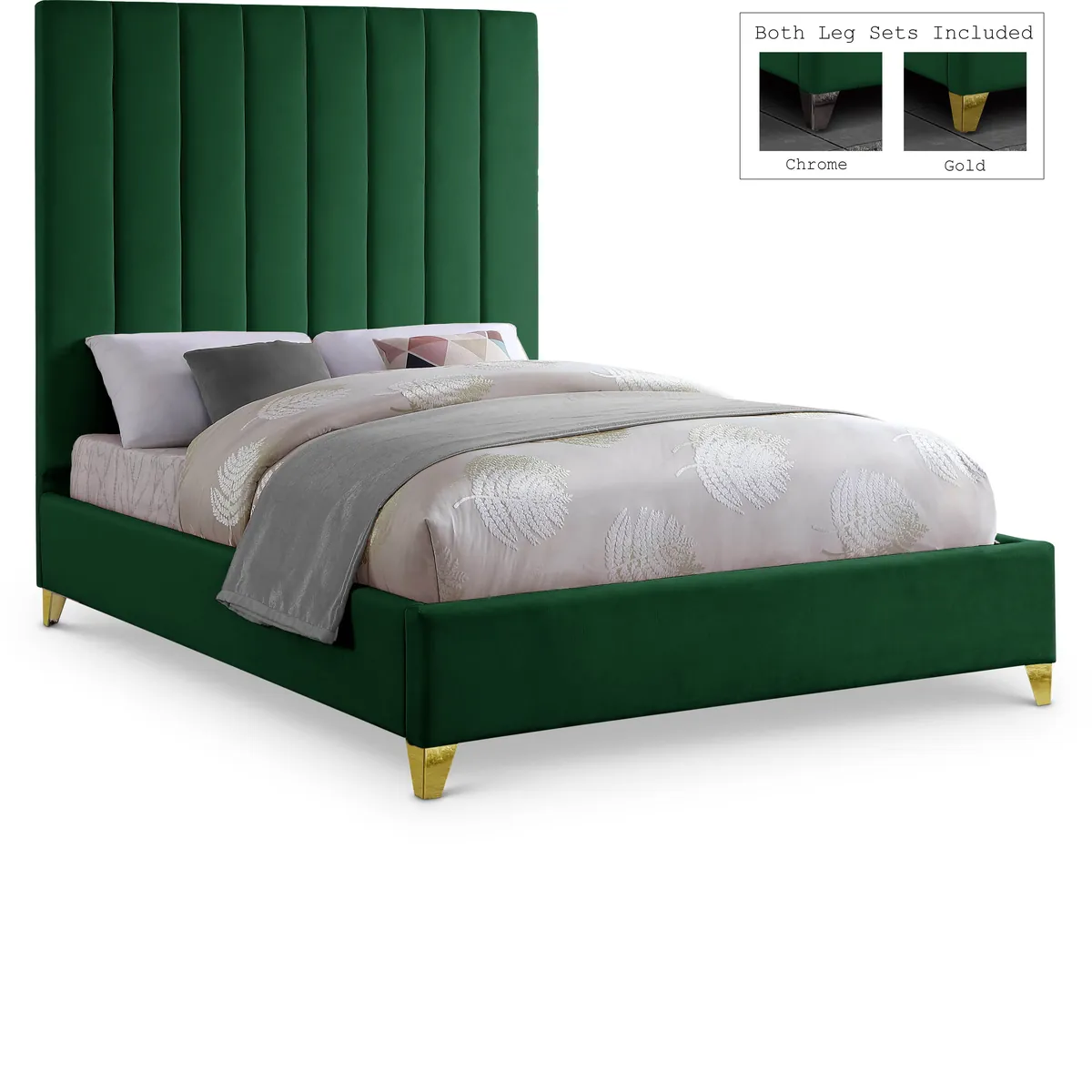 Via - Queen Bed - Green