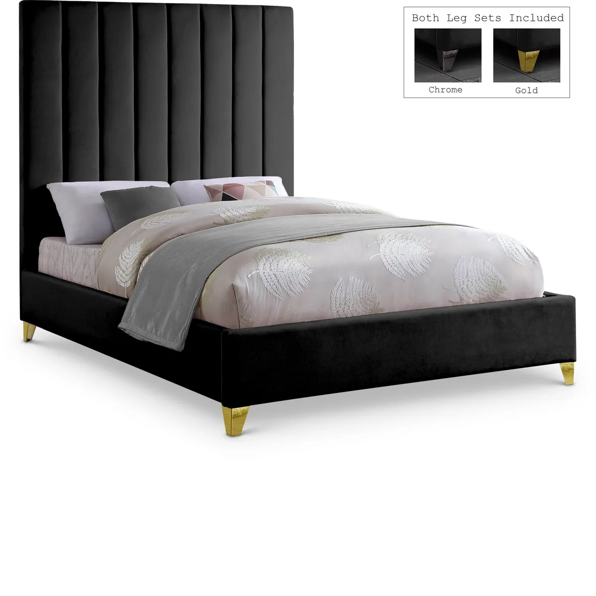 Via - Queen Bed - Black
