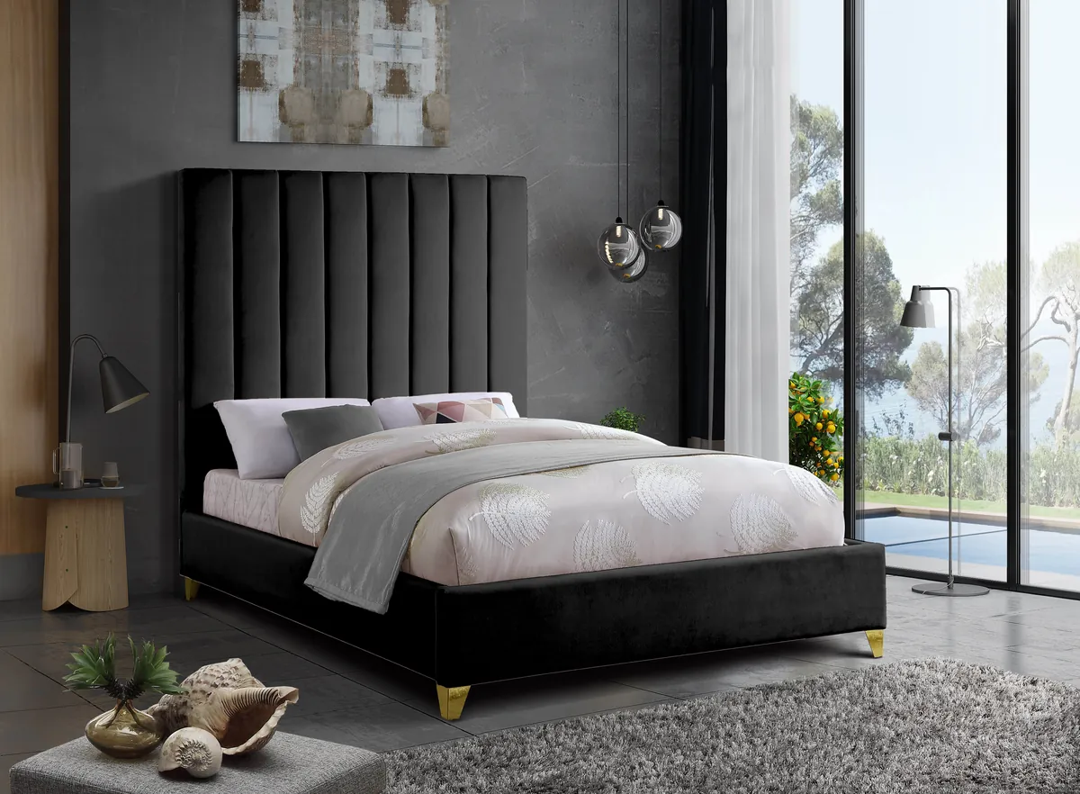 Via - Queen Bed - Black