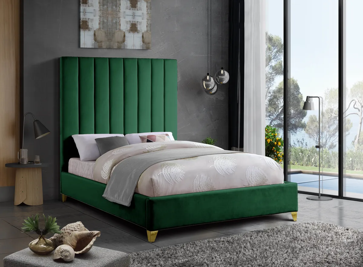 Via - King Bed - Green