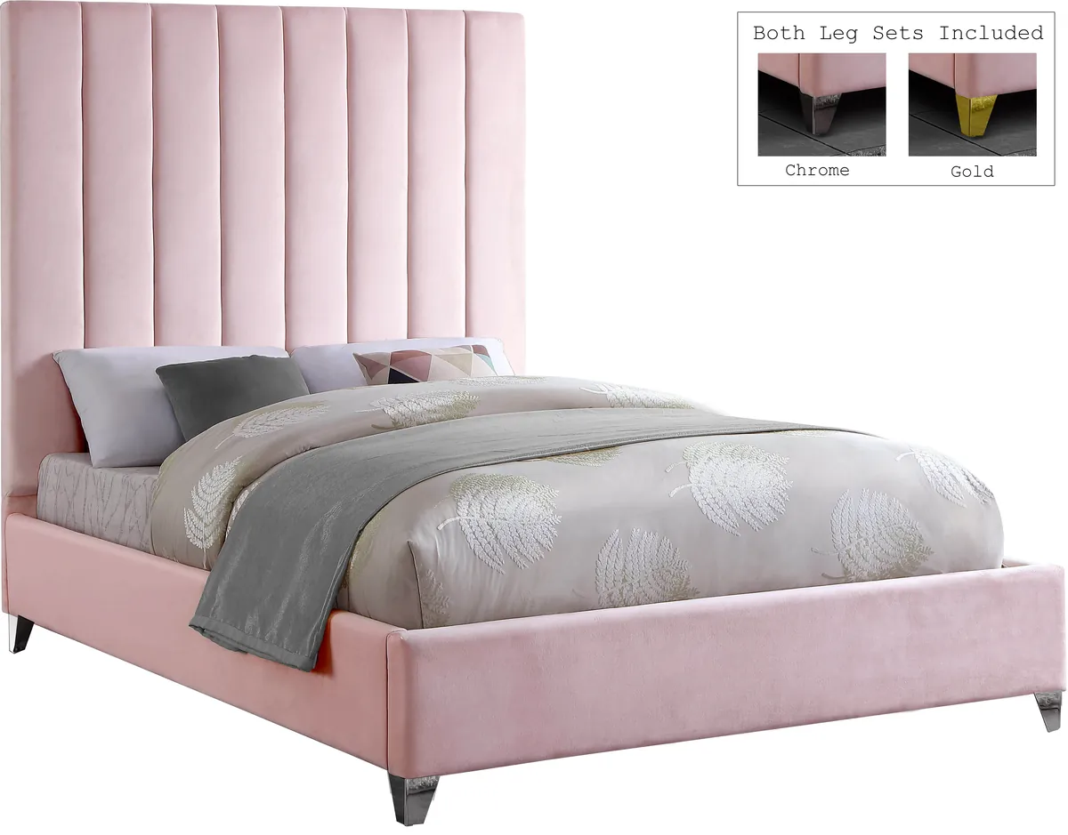Via - Queen Bed - Pink - View 2