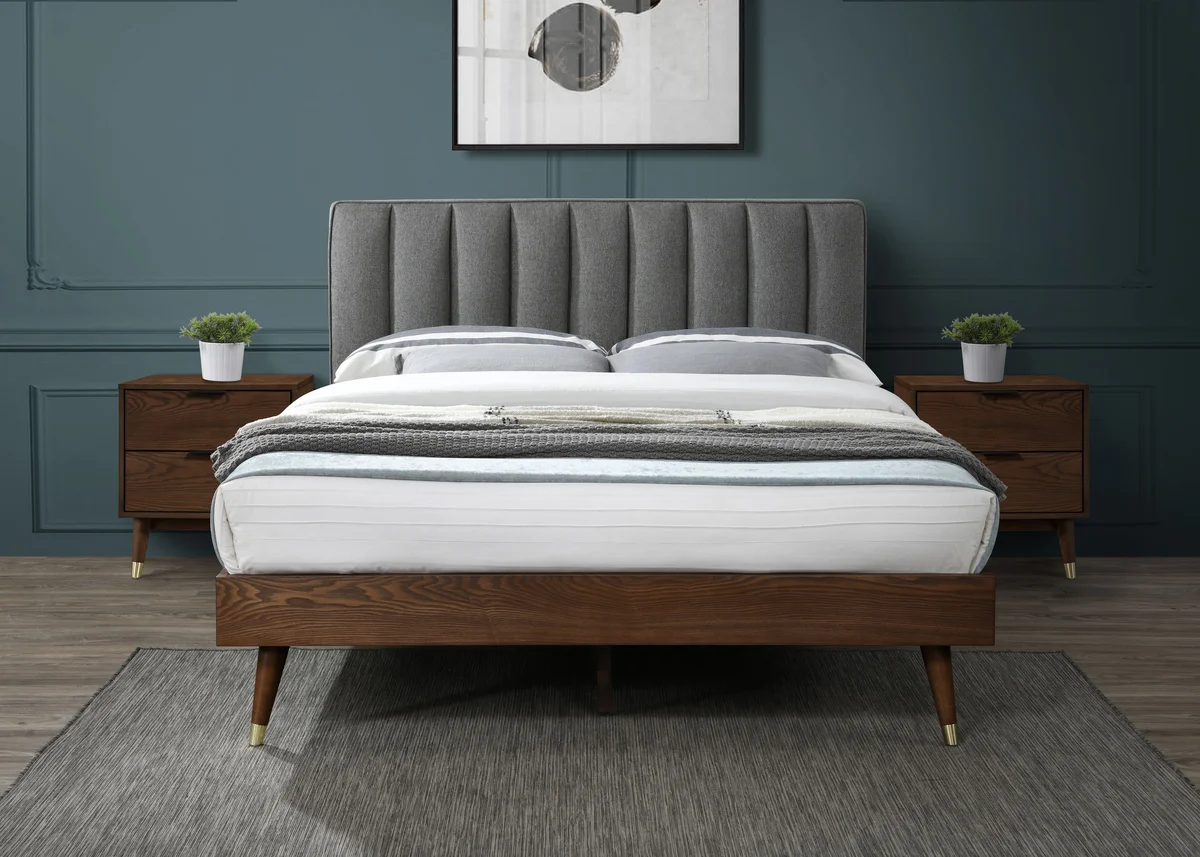 Vance - Queen Bed - Gray