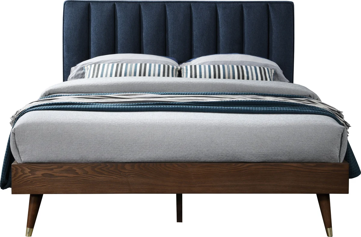 Vance - Queen Bed - Navy