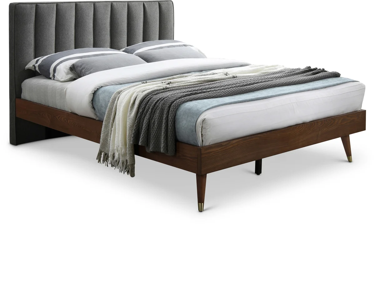 Vance - King Bed - Gray