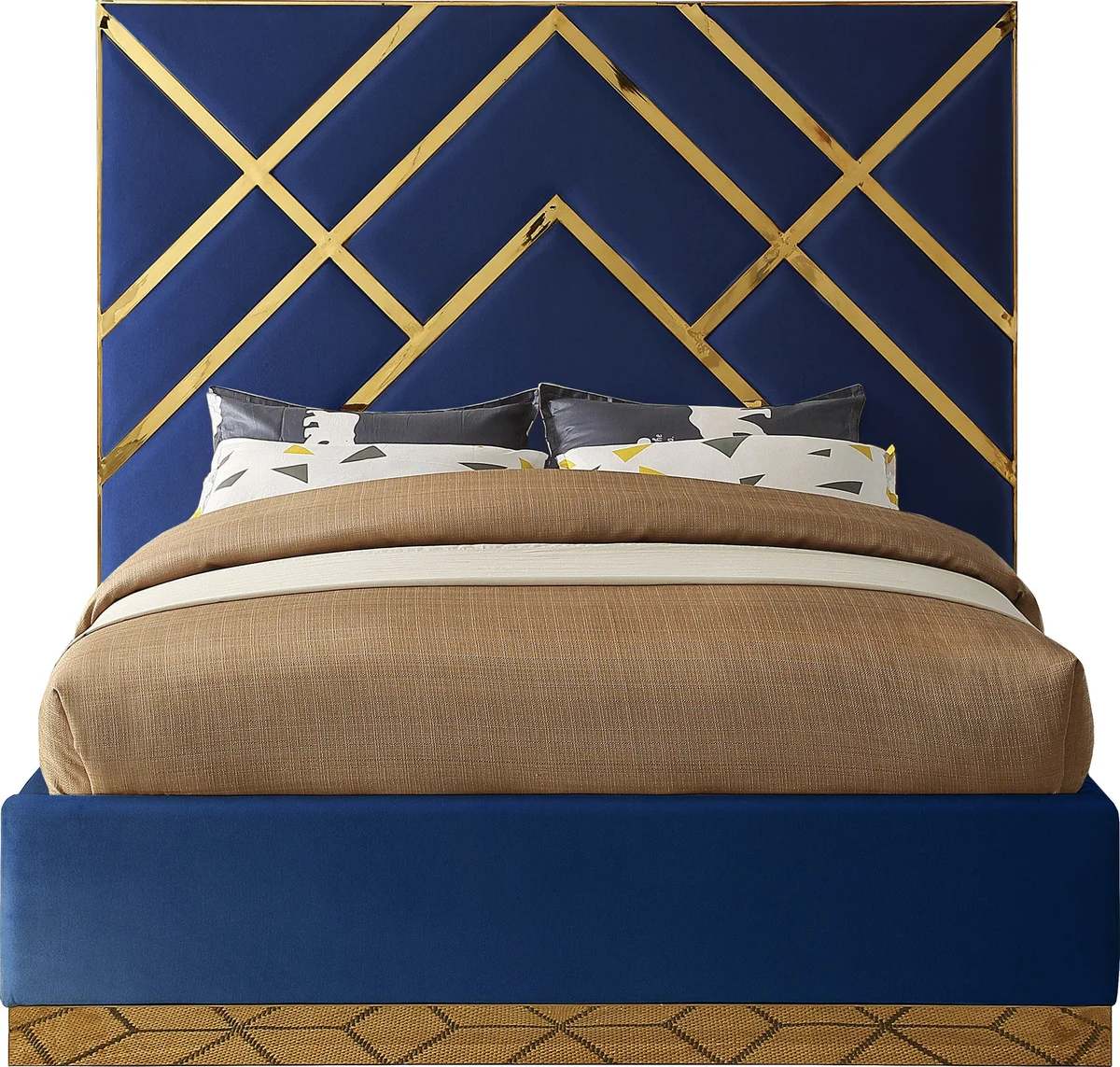 Vector - Queen Bed - Navy