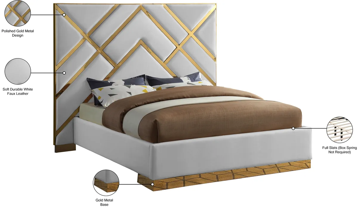Vector - Queen Bed - White