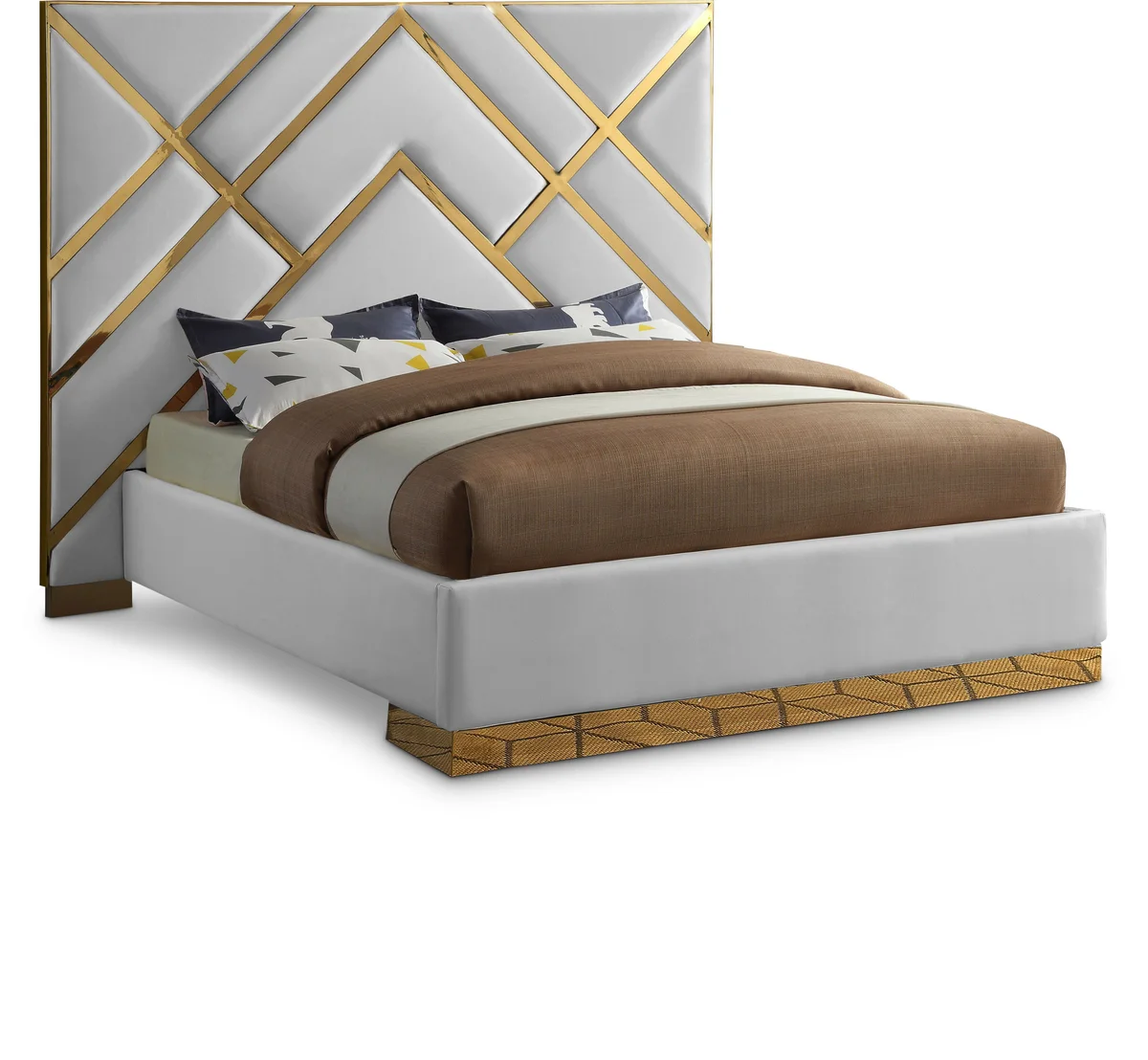 Vector - Queen Bed - White