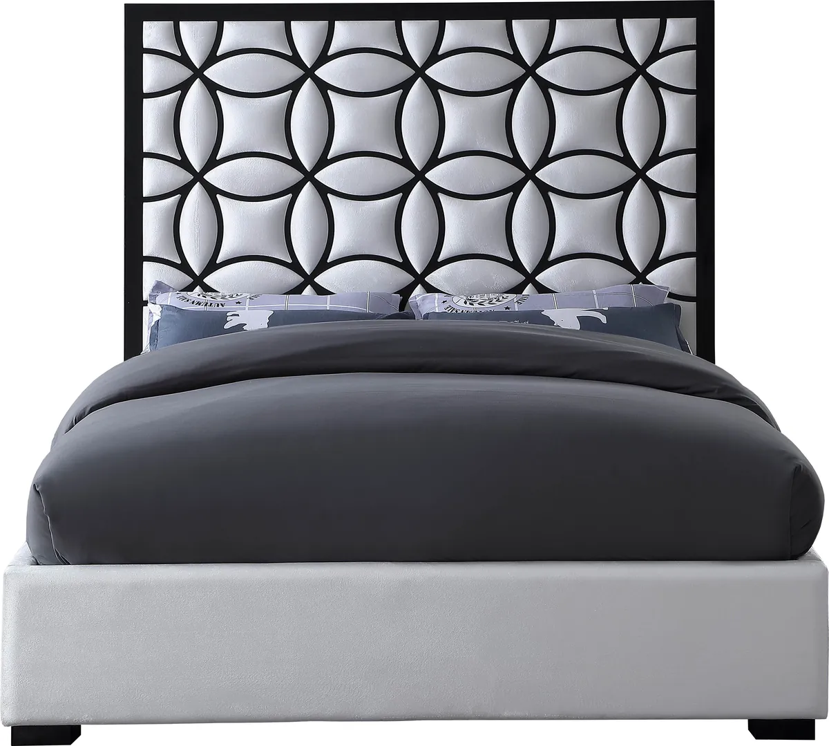 Taj - King Bed - White