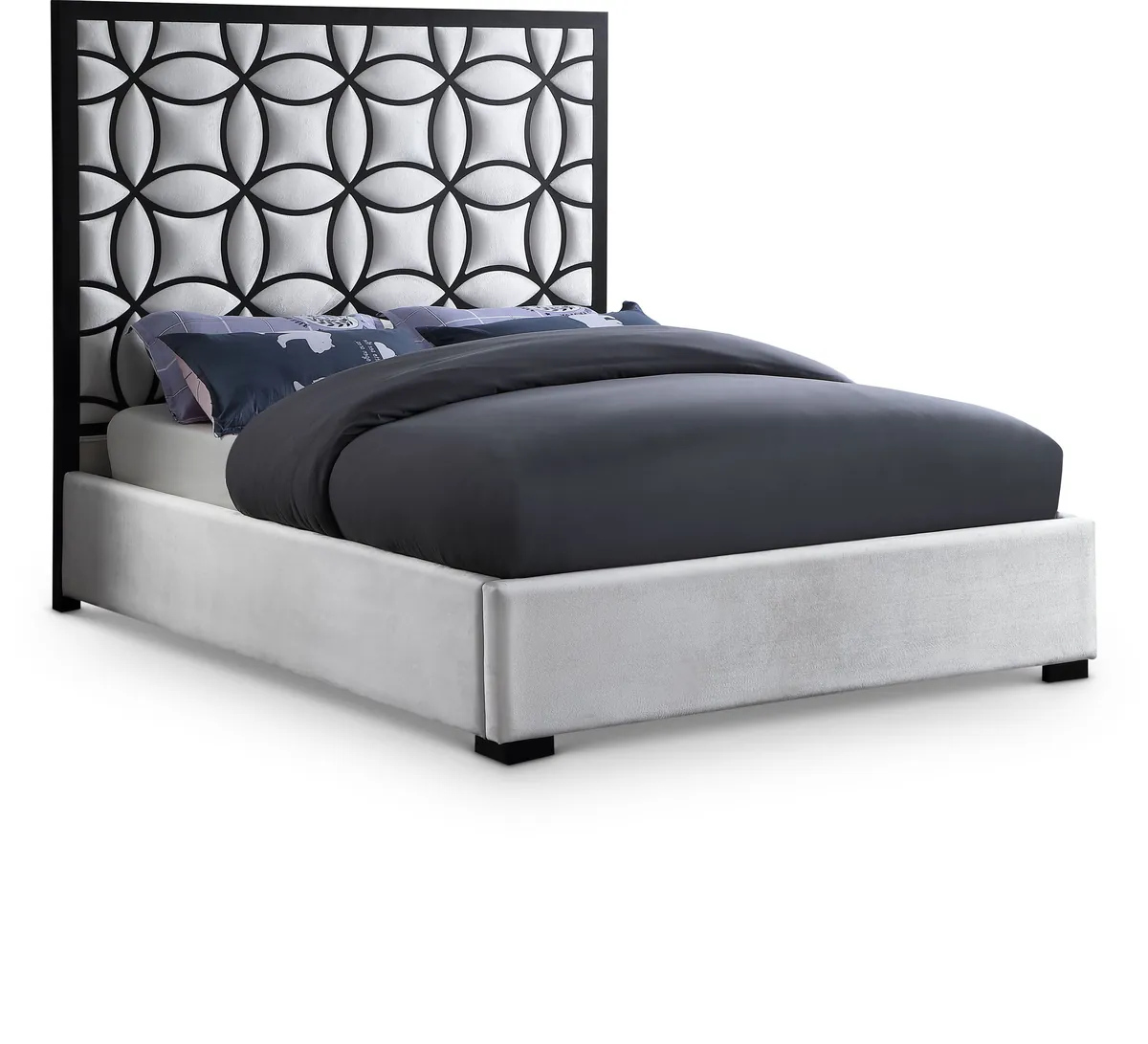 Taj - King Bed - White