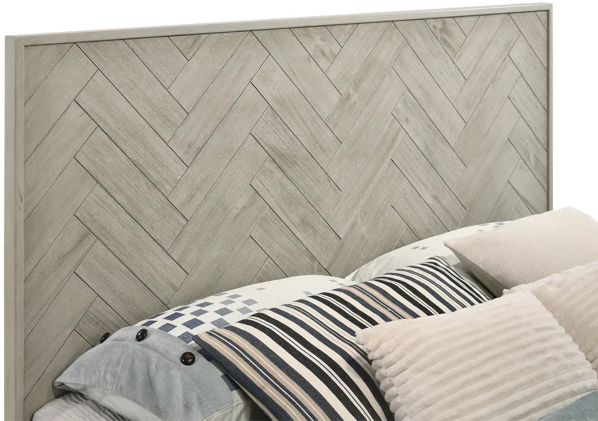 Weston - Queen Bed - Gray Stone