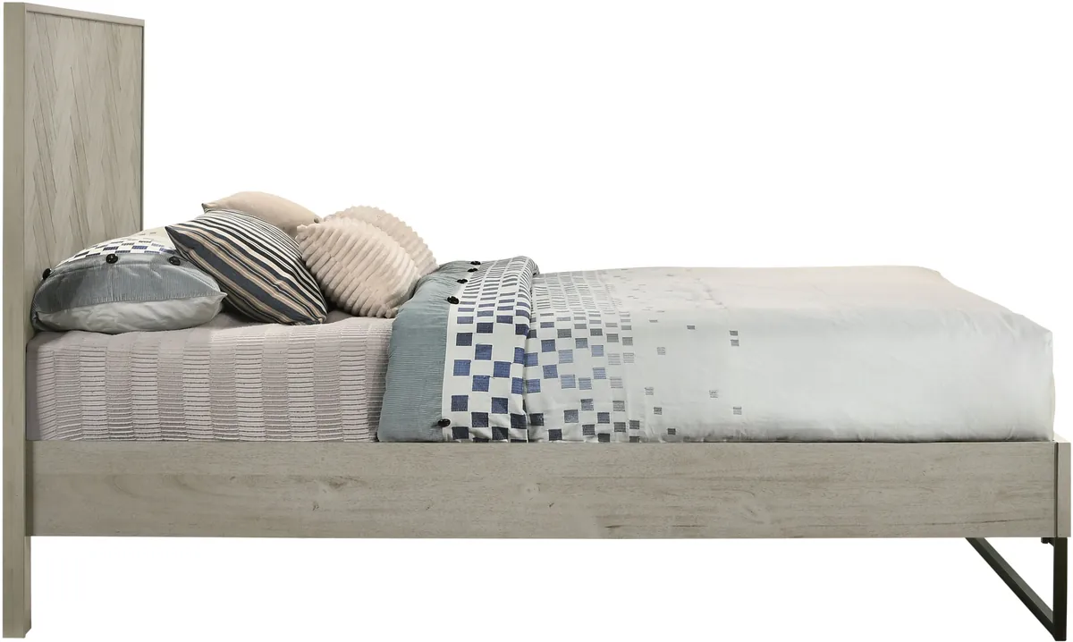 Weston - Queen Bed - Gray Stone