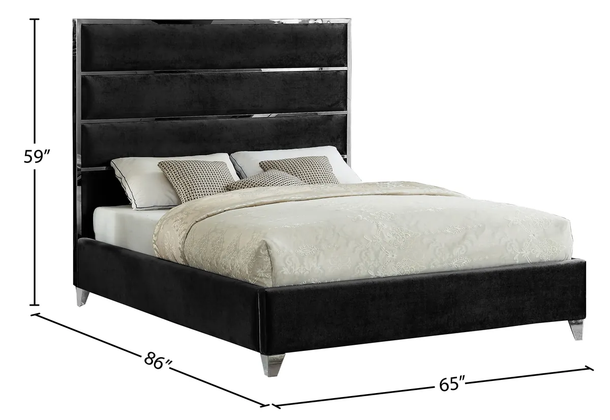 Zuma - Queen Bed - Black