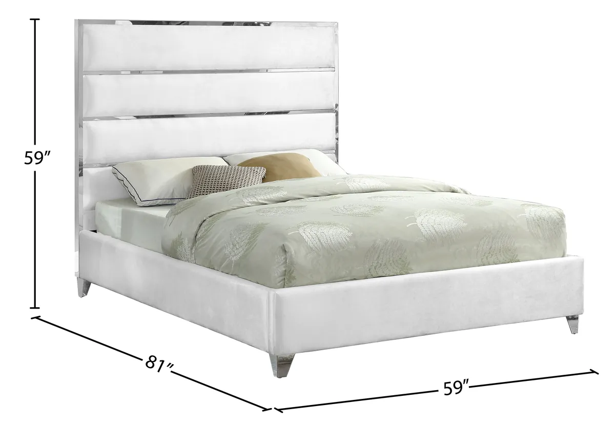 Zuma - Full Bed - White