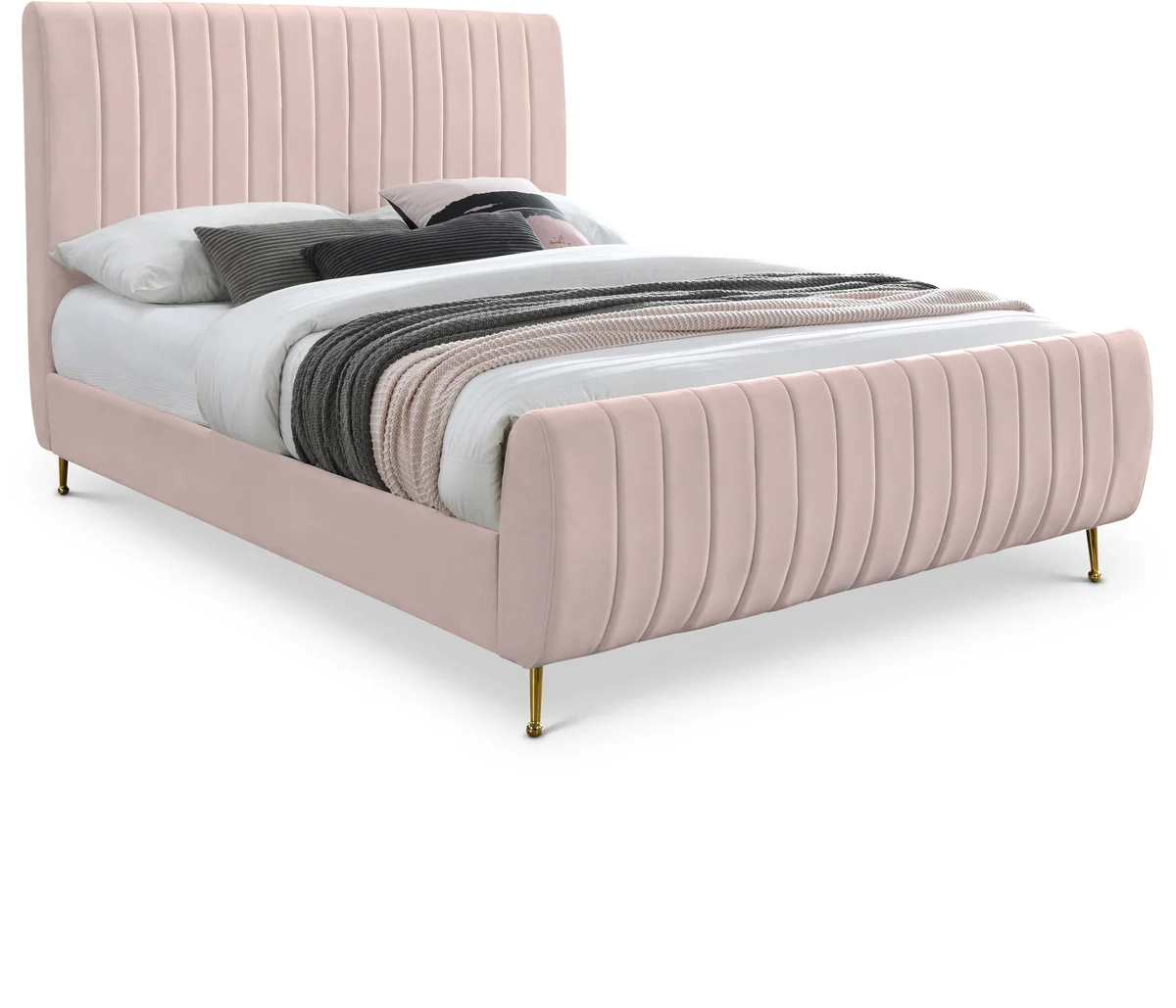 Zara - Queen Bed - Pink
