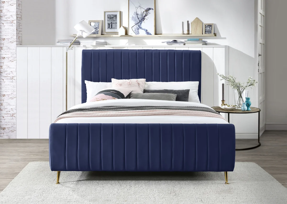 Zara - Full Bed - Navy