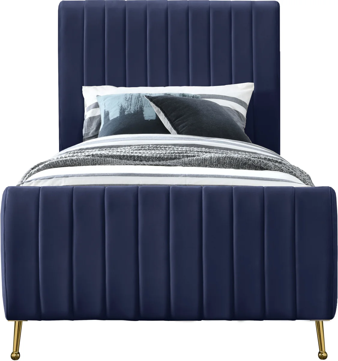 Zara - Twin Bed - Navy