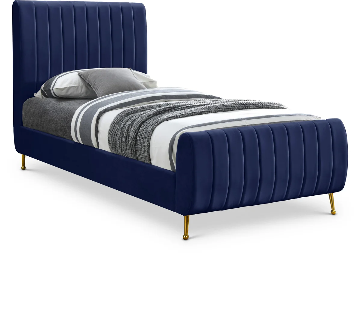 Zara - Twin Bed - Navy