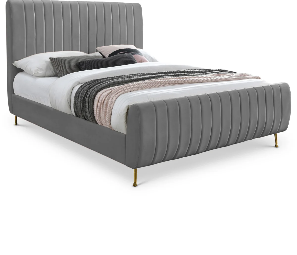 Zara - Full Bed - Gray