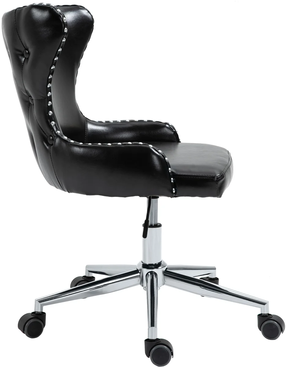 Hendrix - Office Chair - Black - Faux Leather