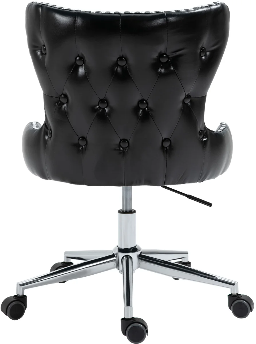 Hendrix - Office Chair - Black - Faux Leather
