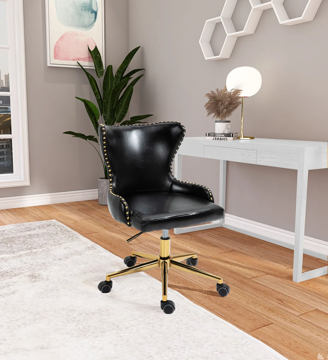 Hendrix - Office Chair - Black - View 2