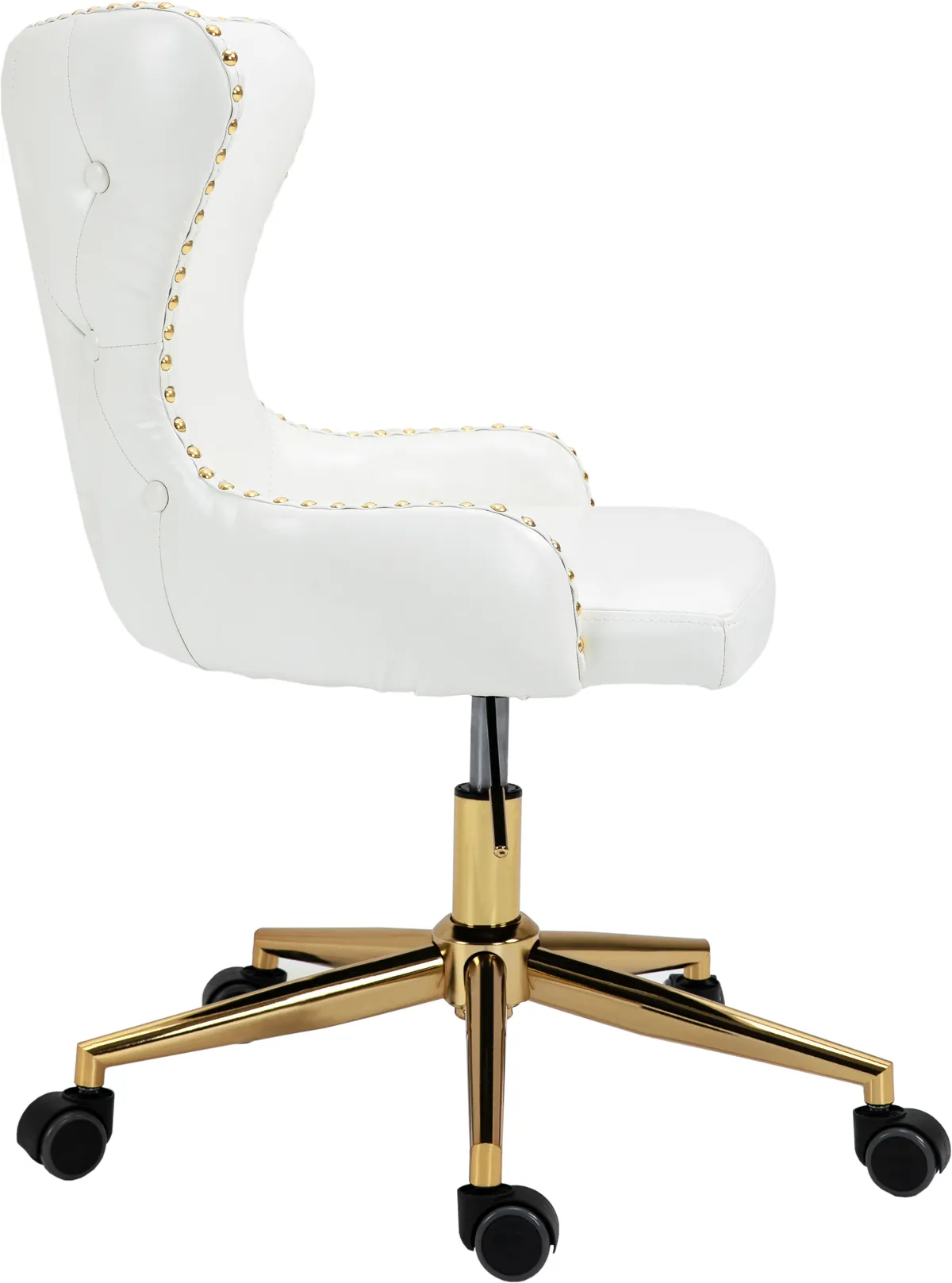 Hendrix - Office Chair - White - Faux Leather