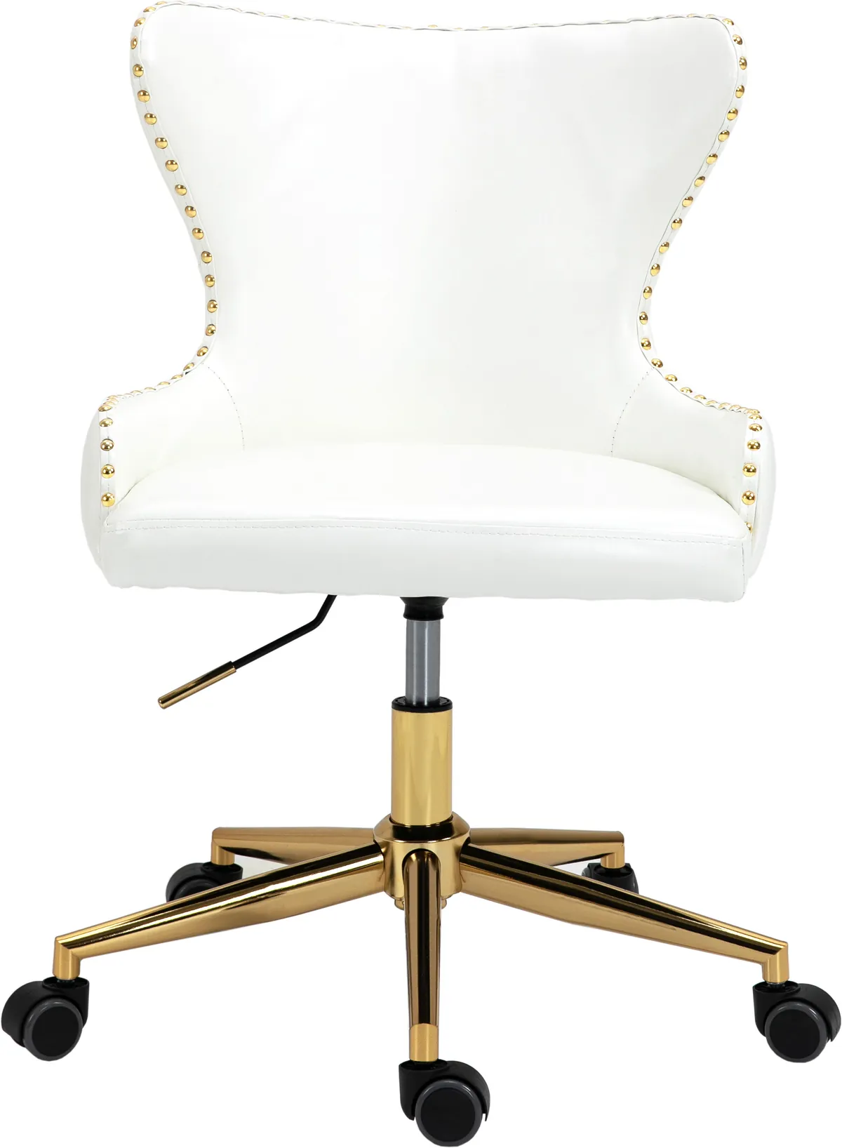 Hendrix - Office Chair - White - Faux Leather