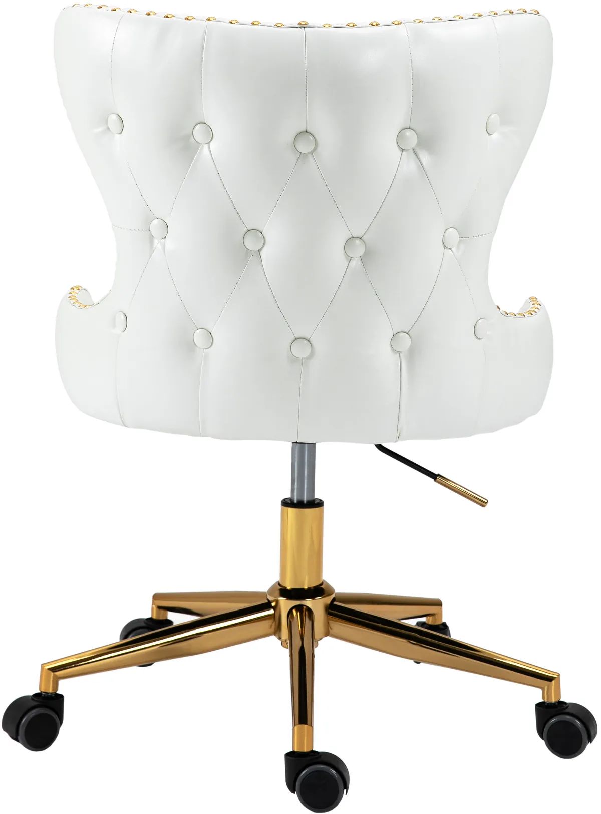 Hendrix - Office Chair - White - Faux Leather