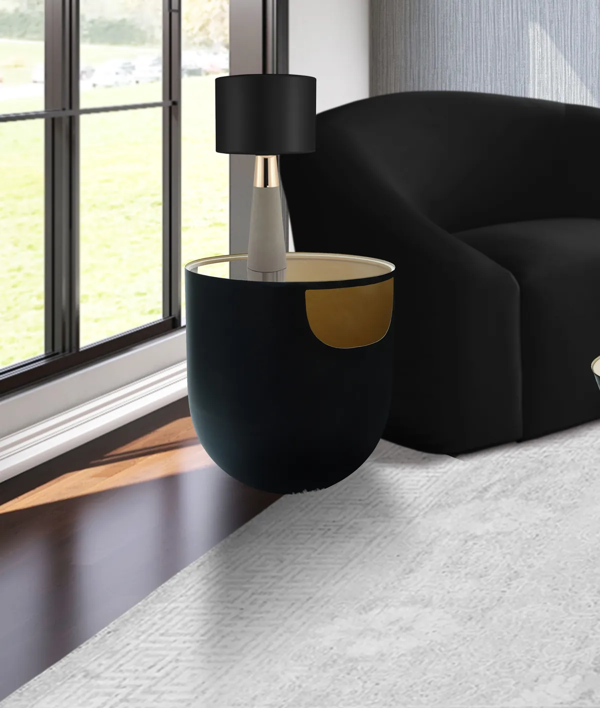 Doma - End Table - Black - View 2