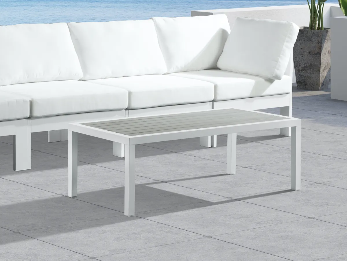 Nizuc - Outdoor Patio Coffee Table - Gray - View 2