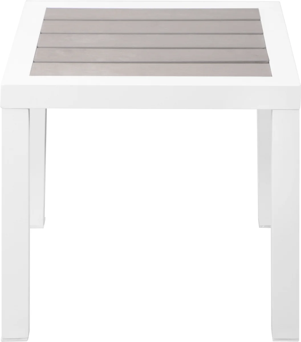 Nizuc - Outdoor Patio End Table - Gray
