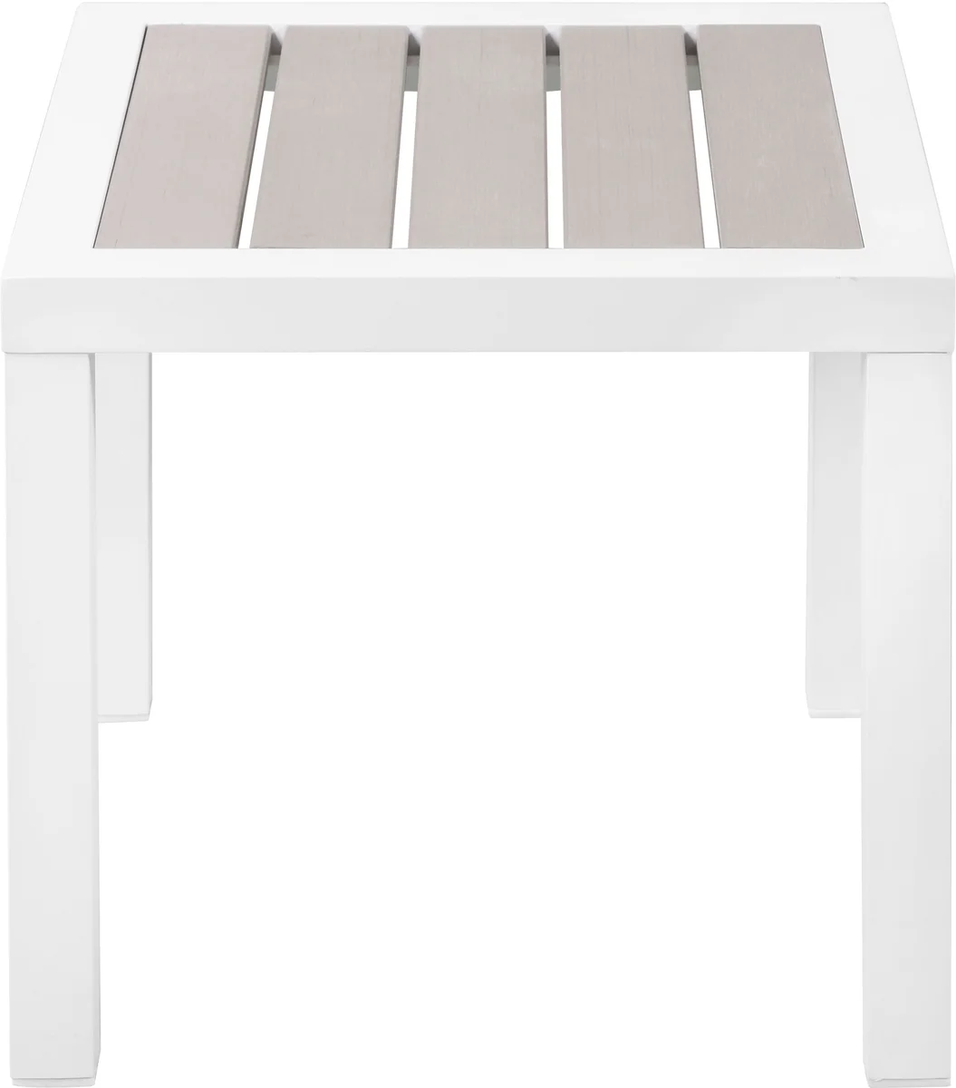 Nizuc - Outdoor Patio End Table - Gray