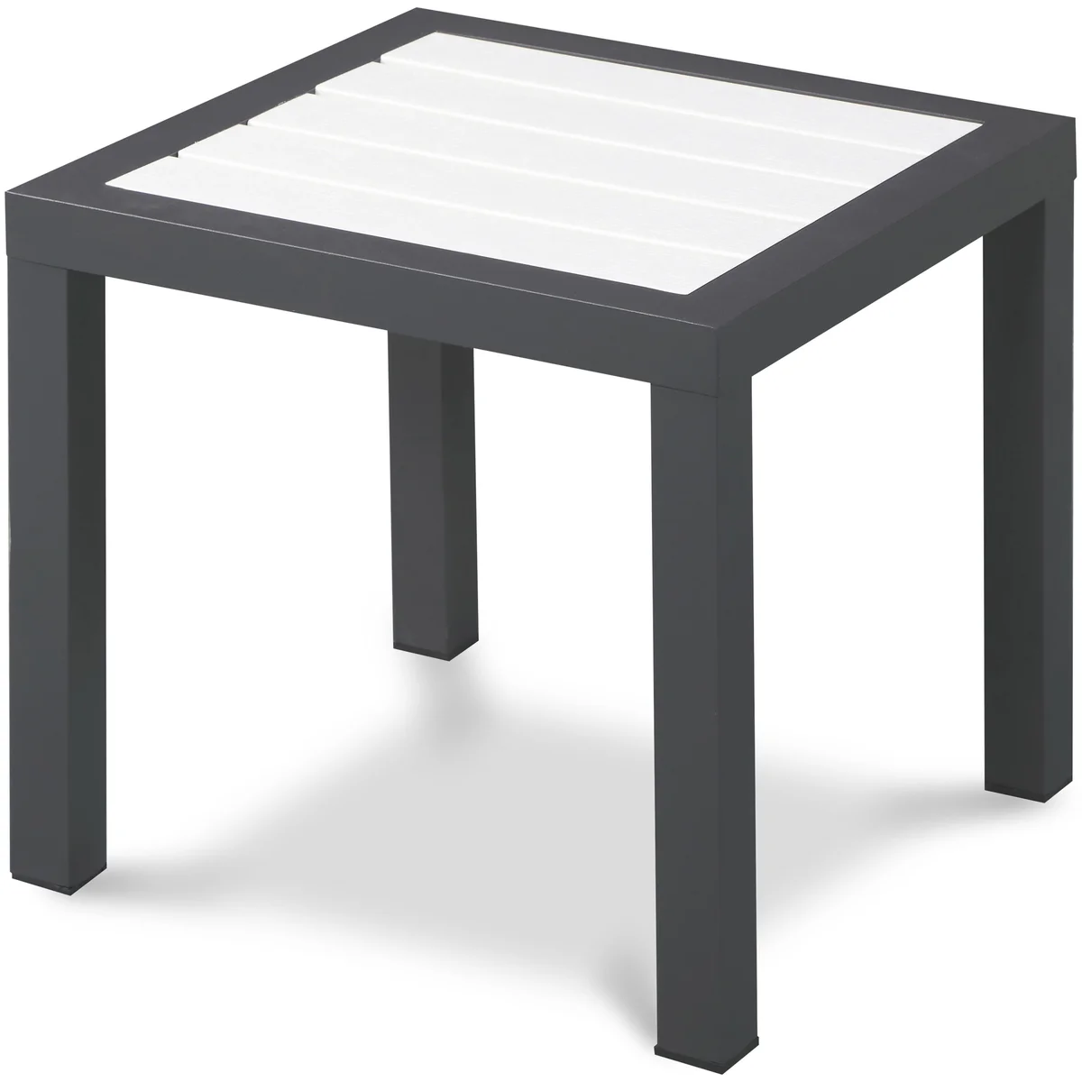 Nizuc - Outdoor Patio End Table - White