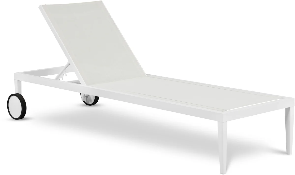 Nizuc - Outdoor Patio Chaise Lounge Chair - White