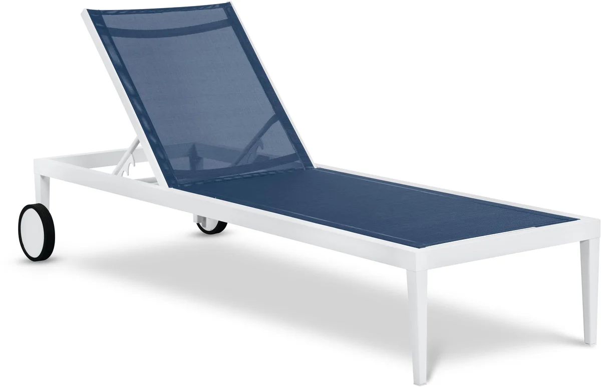 Nizuc - Outdoor Patio Chaise Lounge Chair - Navy