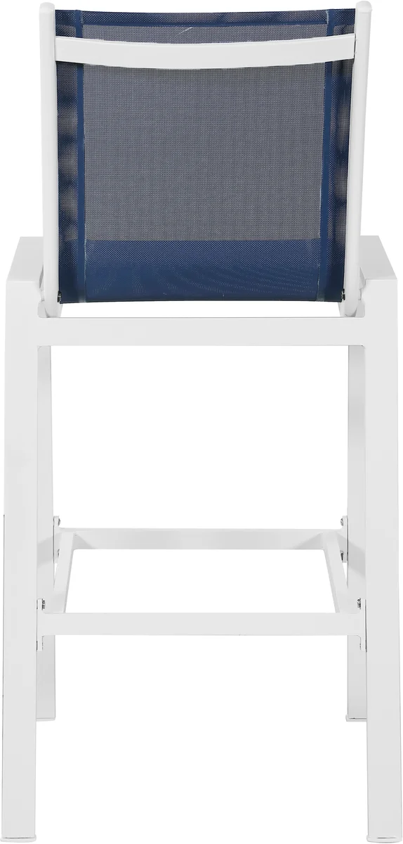 Nizuc - Outdoor Patio Barstool (Set of 2) - Navy