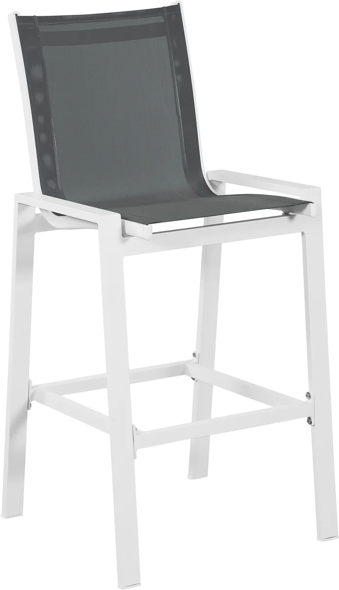 Nizuc - Outdoor Patio Barstool (Set of 2) - Gray
