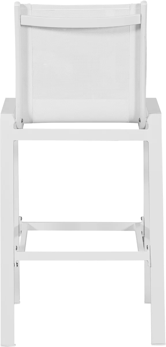 Nizuc - Outdoor Patio Barstool (Set of 2) - White