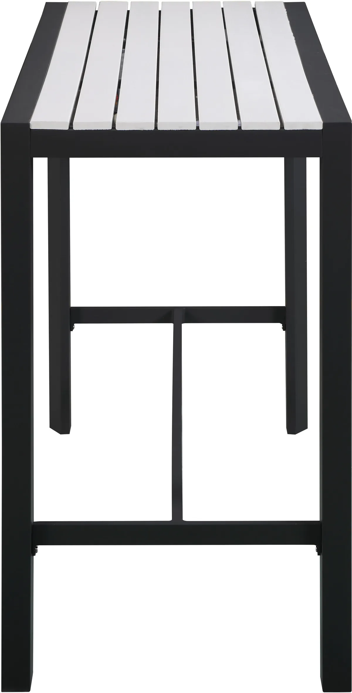 Nizuc - Outdoor Patio Rectangle Bar Table - White