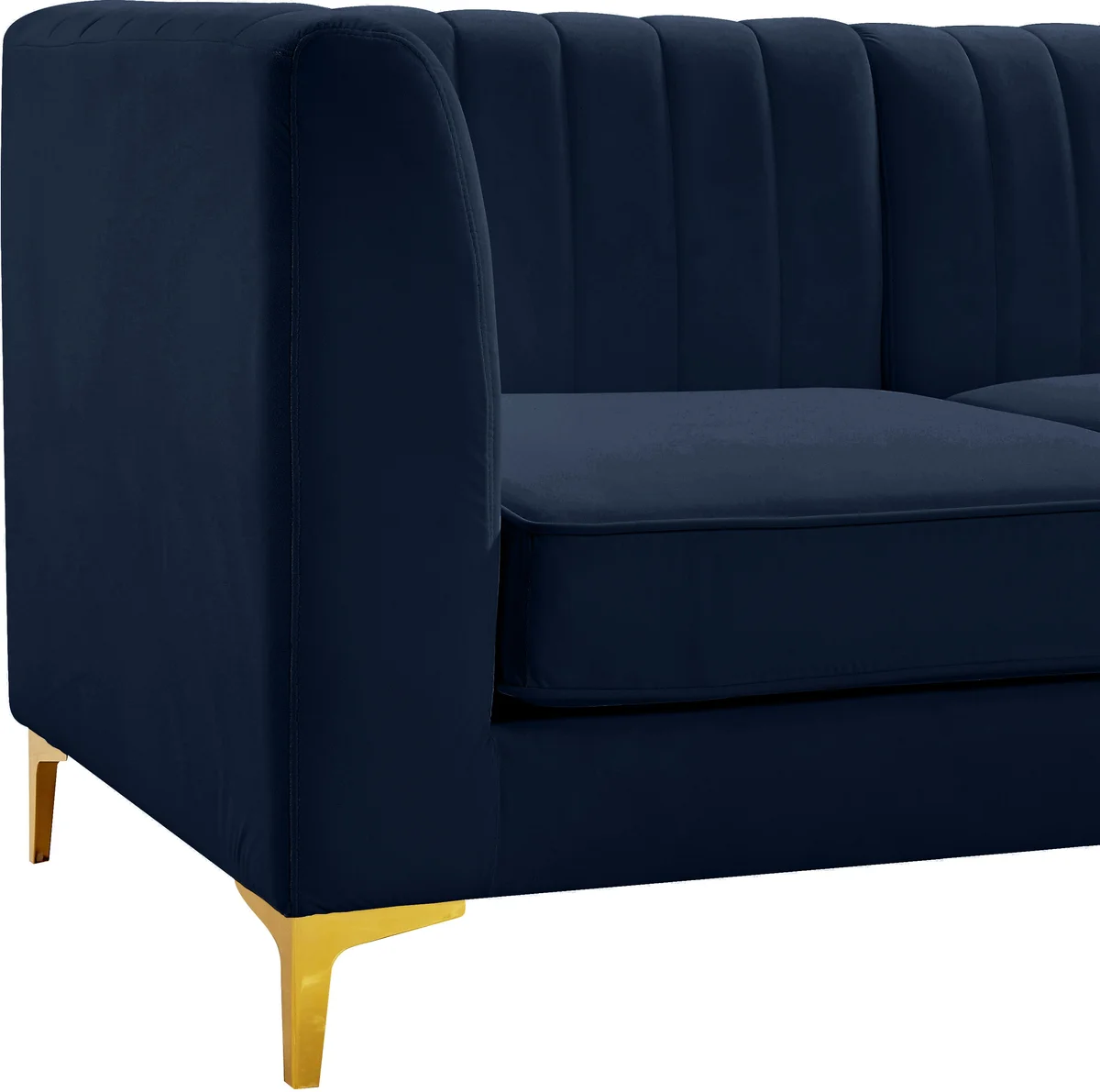 Alina - 5 Piece Modular Corner Sectional - Navy
