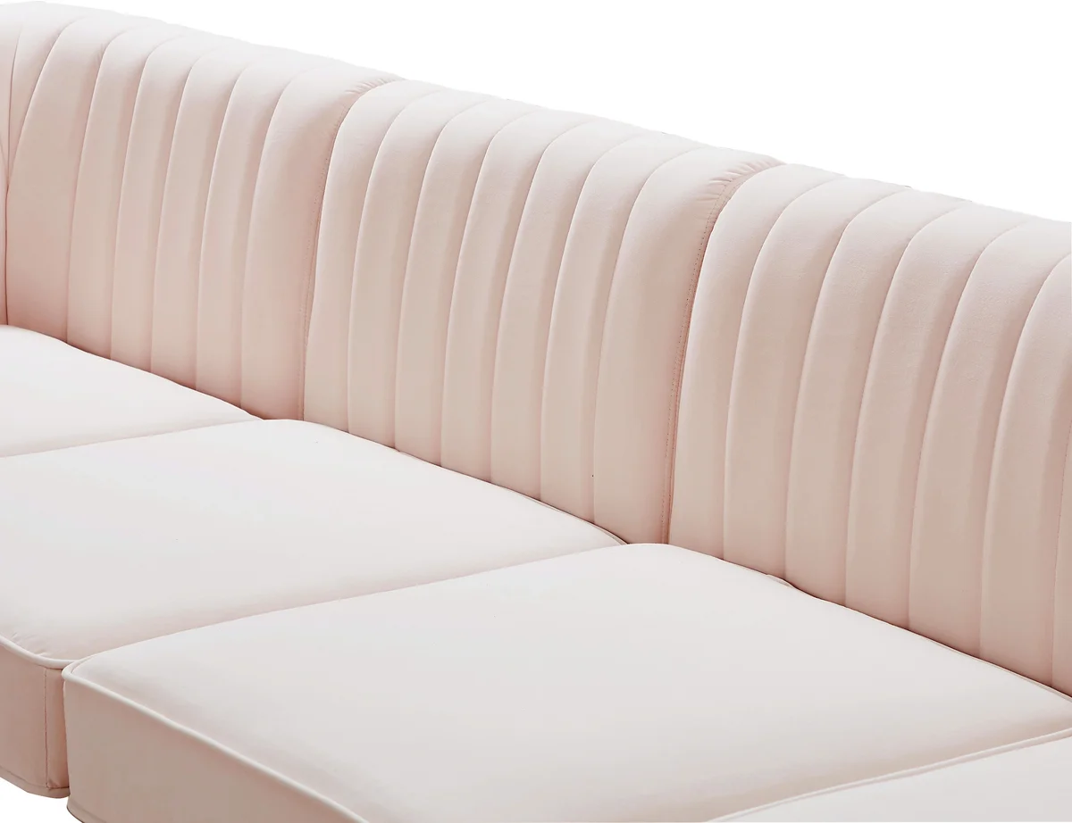 Alina - 3 Piece Modular Sectional - Pink