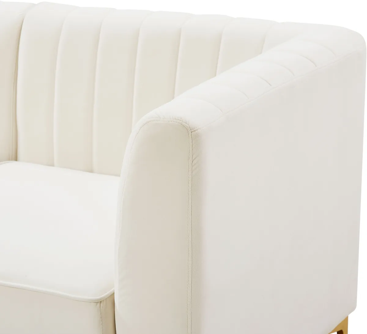 Alina - Armless Chair - Cream