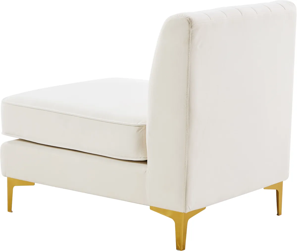 Alina - Armless Chair - Cream
