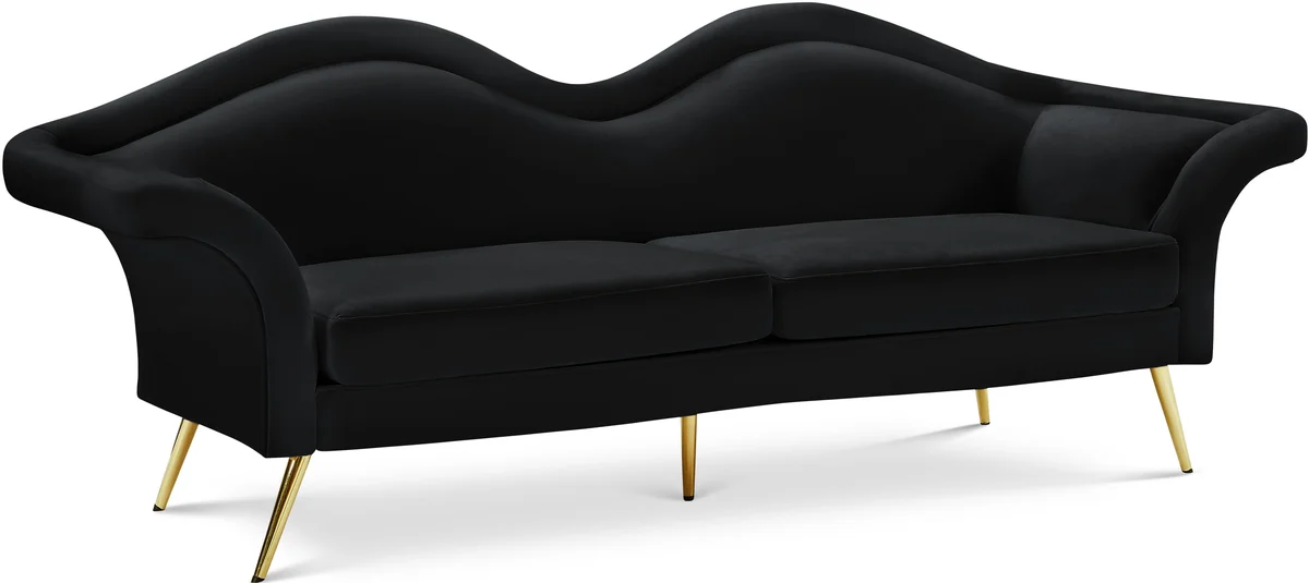 Lips - Sofa - Black