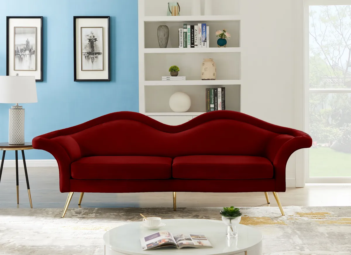 Lips - Sofa - Red - View 2
