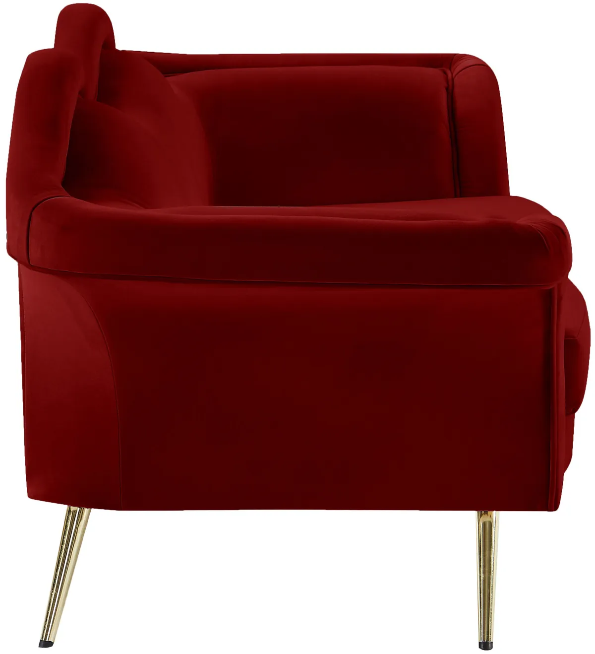 Lips - Loveseat - Red