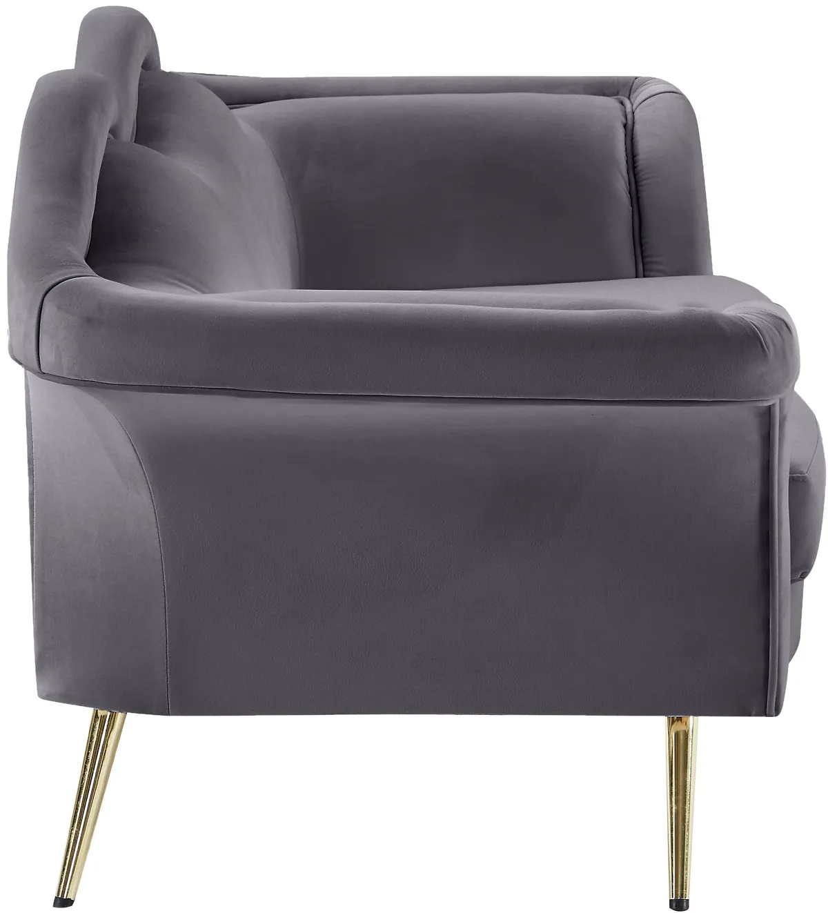 Lips - Loveseat - Gray